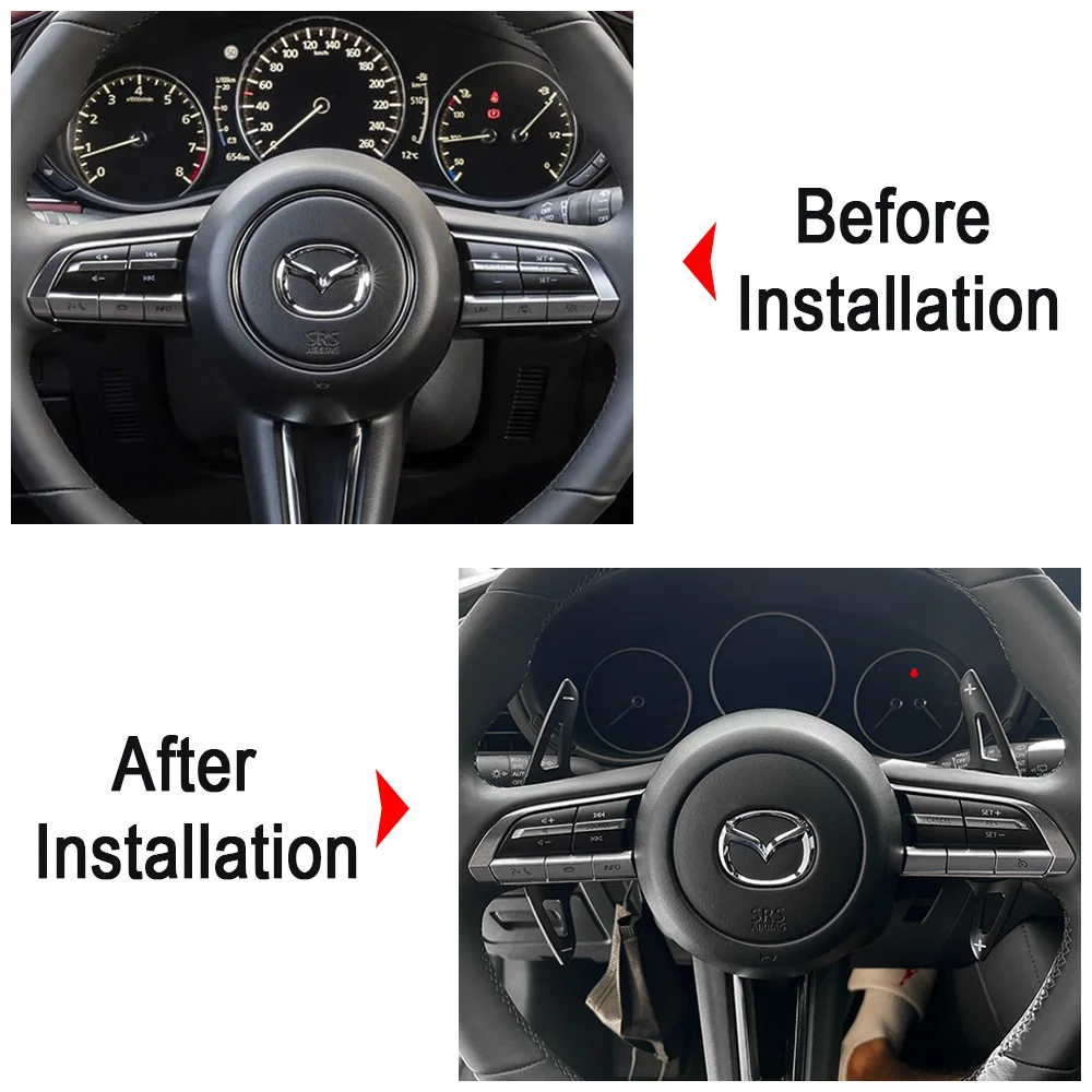 Рычаг переключения передач для Mazda 3 Motorsports TCR 2019 + CX-30 MX-30 SKYACTIV-G e-2020 2021 наклейка на