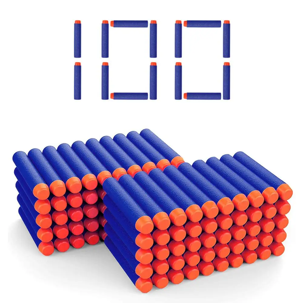 

Пули мягкие полые для Nerf, 100 см, 7,2 шт.