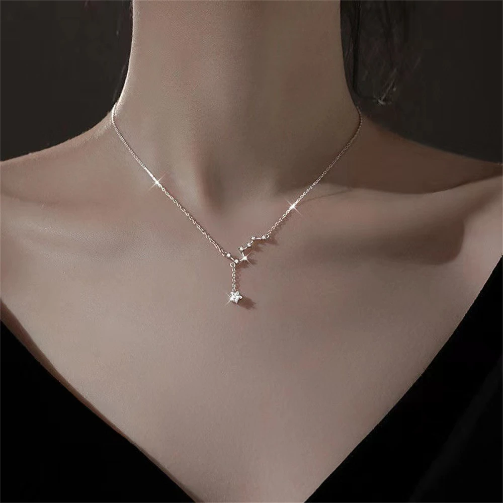 

Fashion The Big Dipper Shape Necklaces For Women New In 2023 Light Luxury Simple Jewelry Cheap Item With Free Shipping Necklace