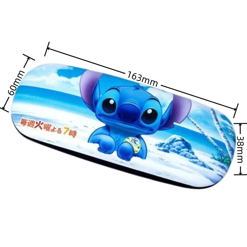 Новинка Чехол для очков Disney Stitch жесткая оправа Водонепроницаемый портативный