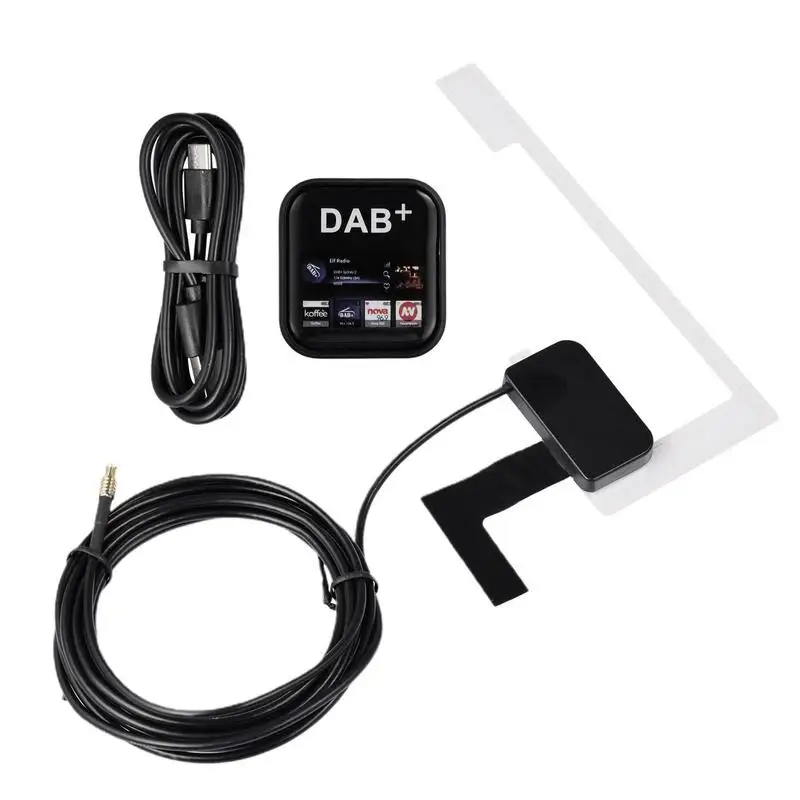 

USB Dangle USB Adapter Car Auto Radio Dangle USB Car Adapter Compatible With Version 4.1-11.0 With Receiver Antenna And TYP-C