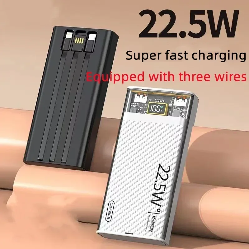 

Kafelo Super Fast Charging 22.5W Power Bank 20000mAh 10000 Large Capacity Mini Compact Mobile Power Supply