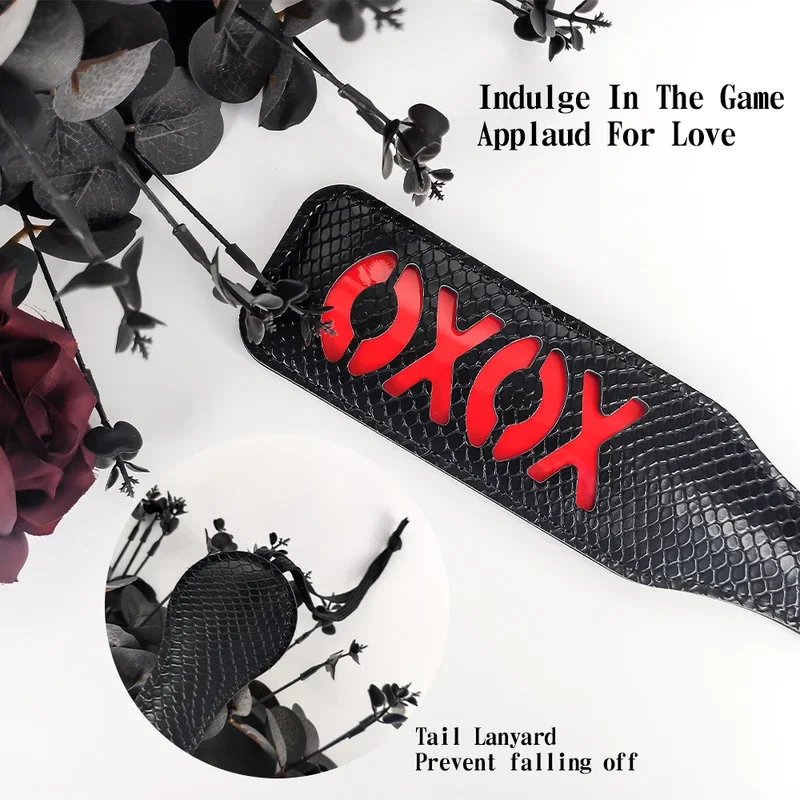 Spanking XOXO Paddle для взрослых секс-удовольствие кнут из искусственной кожи и