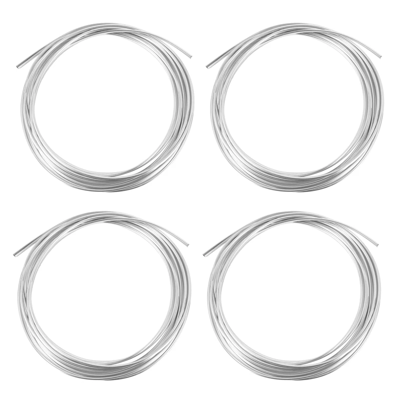 

NEW-4X 20FT Chrome Moulding Trim Strip Car Door Edge Scratch Guard Protector Cover Silver