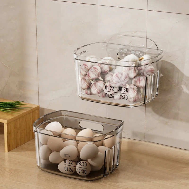 Пластиковая кухонная коробка для гаджетов многофункциональная корзина хранения