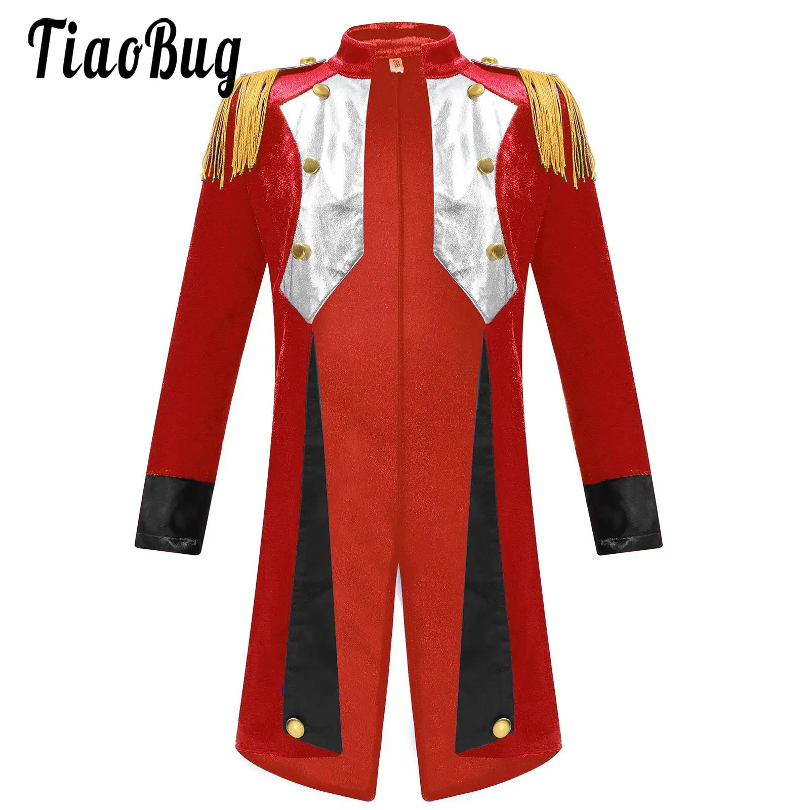 

Костюм Рыцаря мальчика для косплея на Хэллоуин с длинными рукавами, бахромой, хвостом, курткой воина, наряд для карнавала, Женский костюм для выступления