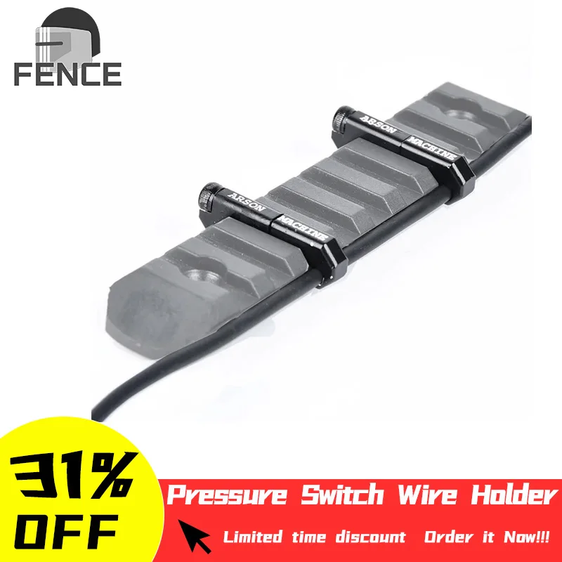 4 шт. 20 мм направляющая для проводов Пикатинни система управления проводами Arson