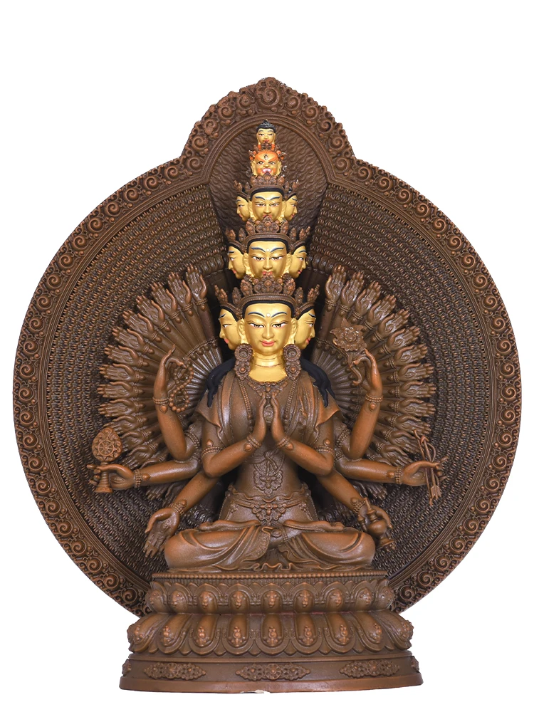 Dum Thangka, тысяча ручных Avalokitesvara Bodhisattva