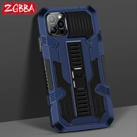 shockproof armor phone case for iphone 13 12 11 pro mini strong anti fall bracket cover for iphone 8 7 6 6s plus se xr x xs max