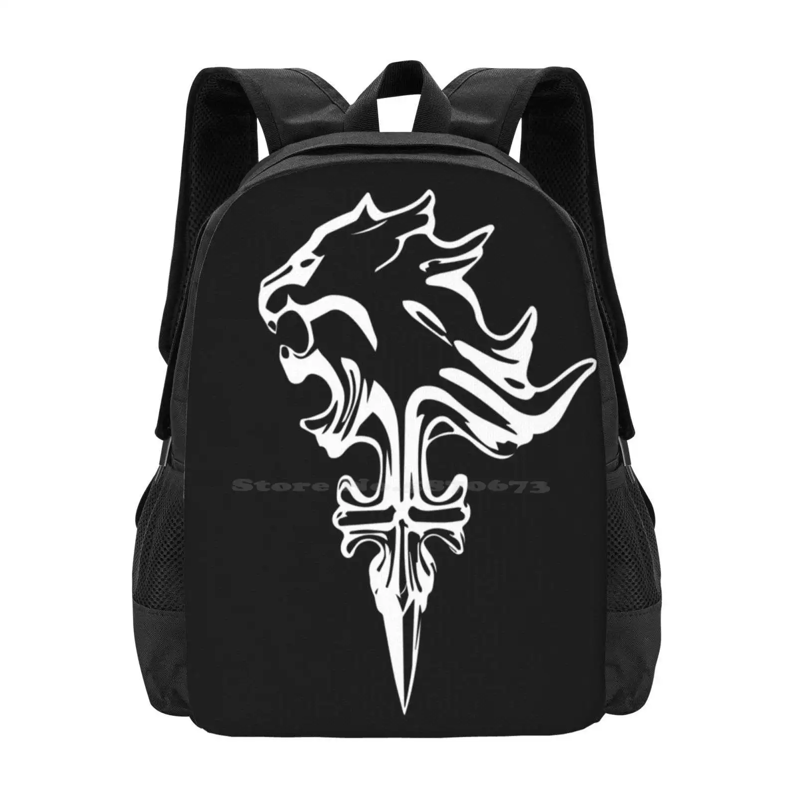 

Final Fantasy Viii Backpack For Student School Laptop Travel Bag Squall Leonhart Final Fantasy Viii Ffviii Logo Final Fantasy 8