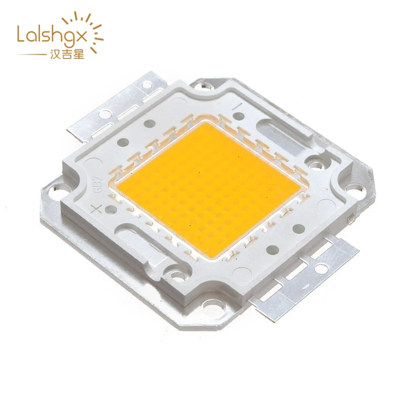 

Warm W/White COB LED Chip 10W 20W 30W 50W 80W 100W DC10-32V High Power Epistar Integrated Beads SMD For Floodlight 45*45MI