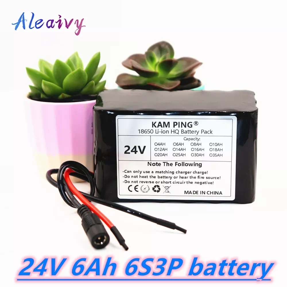 

24V 6Ah 6S3P 18650 Battery Lithium ion Battery 25.2v 6000mAh Electric Bicycle Moped /Electric/Li Ion Battery Pack