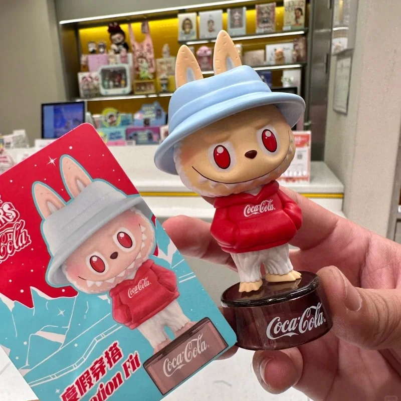 Genuinethe Monsters Coca Cola Labubu Series слепая коробка фигурка тайная модная коллекция