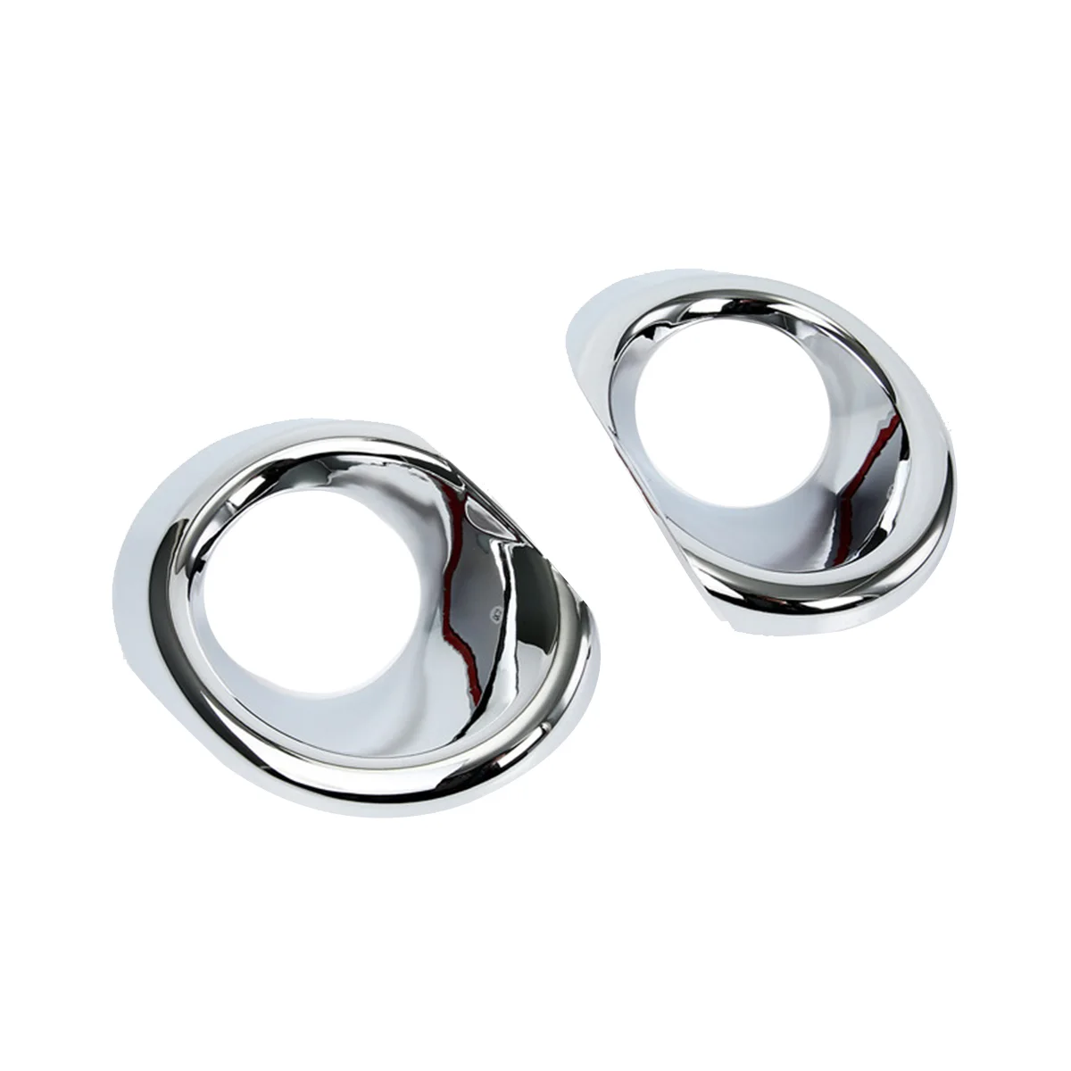 

1Pair ABS Chrome Front Fog Lamp Cover Trim for S- Scross SX4 2017-2019 Fog Light Frame Exterior