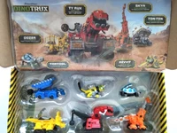 with original box dinotrux dinosaur truck removable dinosaur toy car mini models childrens gifts dinosaur models