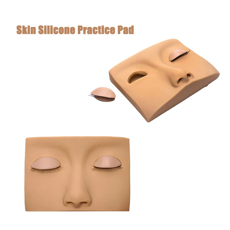 

Накладные ресницы для наращивания голова-манекен для практики Многоразовые 3D имитация ресниц макияж для глаз тренировочная модель головные глаза Сменные