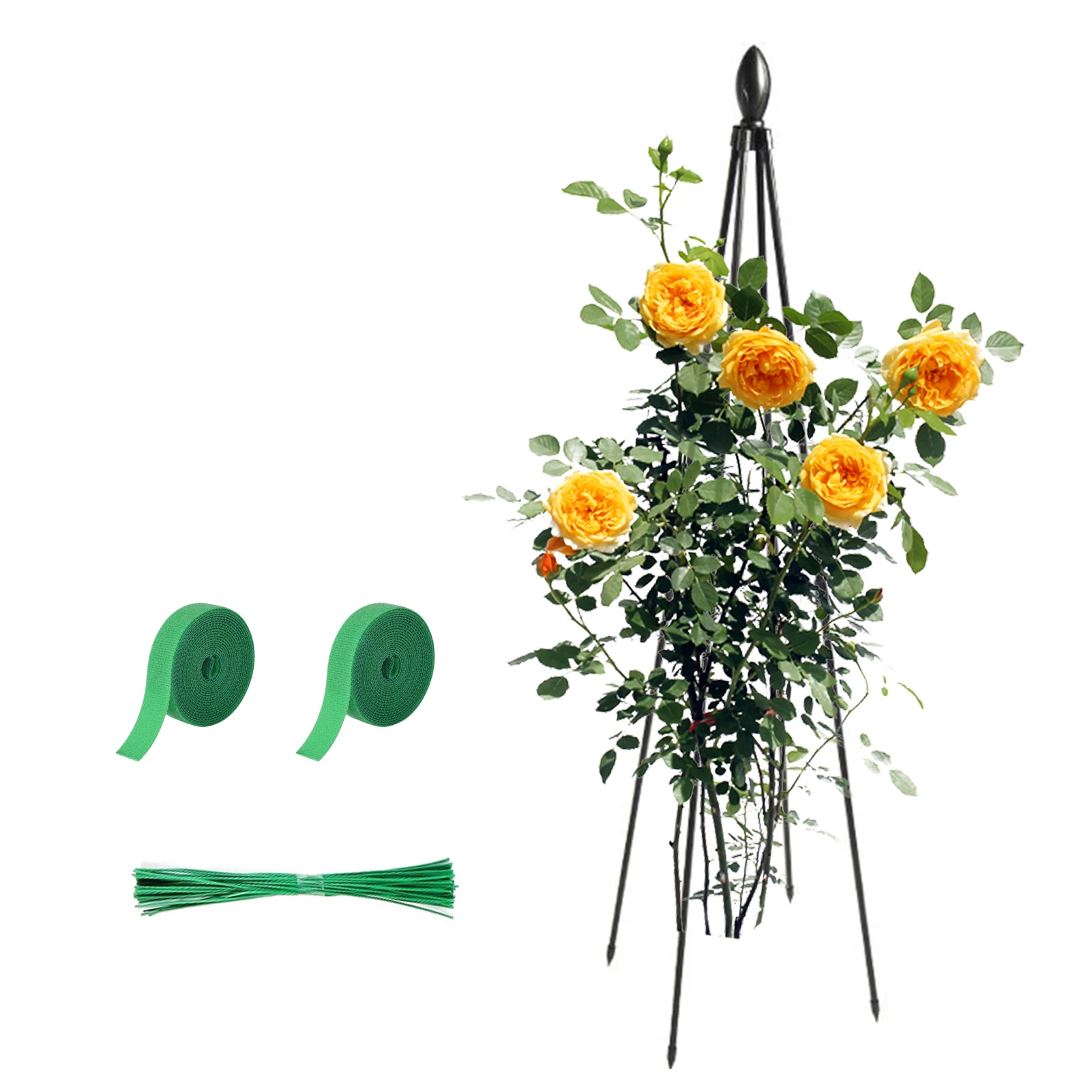 

Garden Trellis Garden Stakes Obelisk Trellis For Climbing Potted Plants Outdoor Metal Outdoor Climbing Plant Support Tall Plant