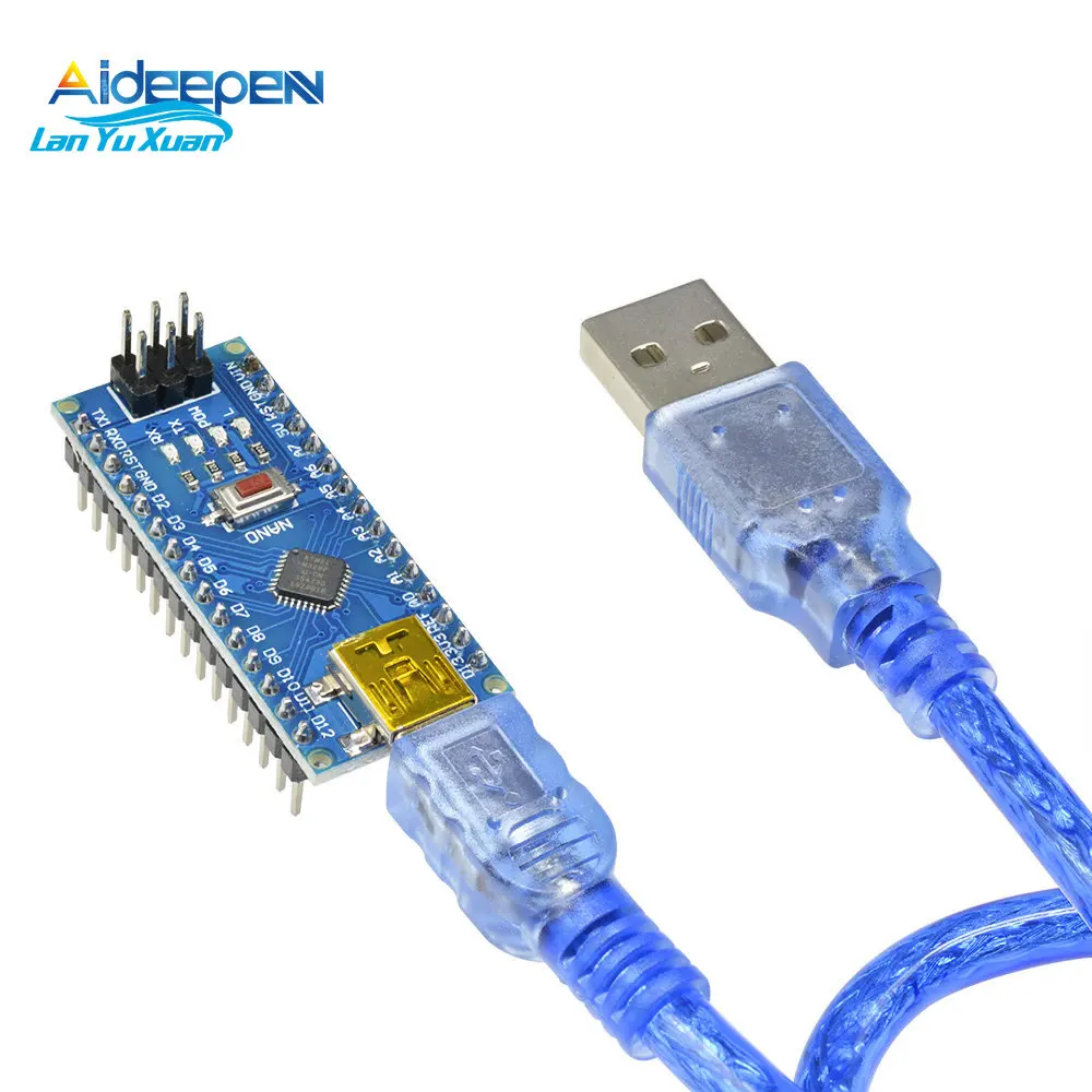 

CH340g CH340 ATmega328 ATmega328P Nano V3.0 3.0 Mini USB Driver 5V 16M 16MHZ Micro Controller Board For Arduino Module Usb Cable