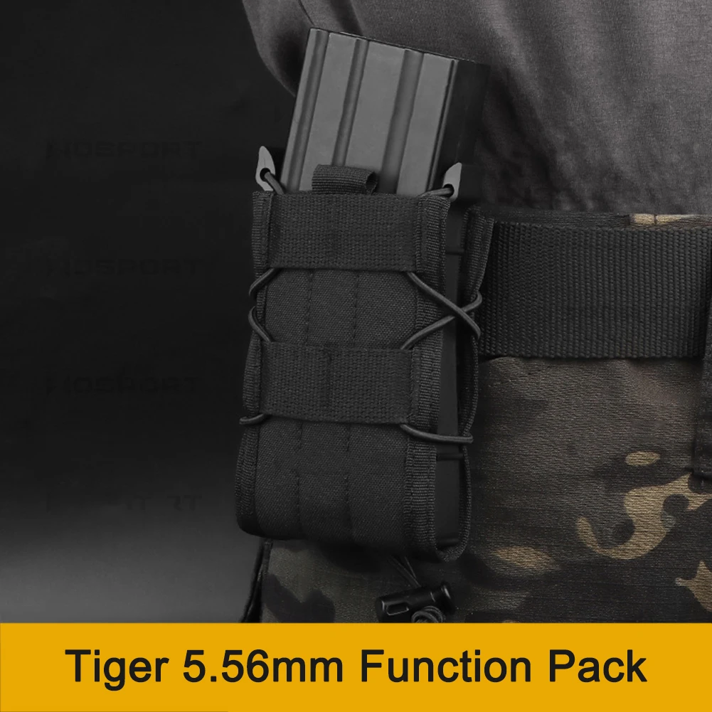 

500D Nylon Magazine Pouch EDC Tool Holder Portable Outdoor Magazine Pocket Functional Bag Wear Resistant for Hiking Climbing