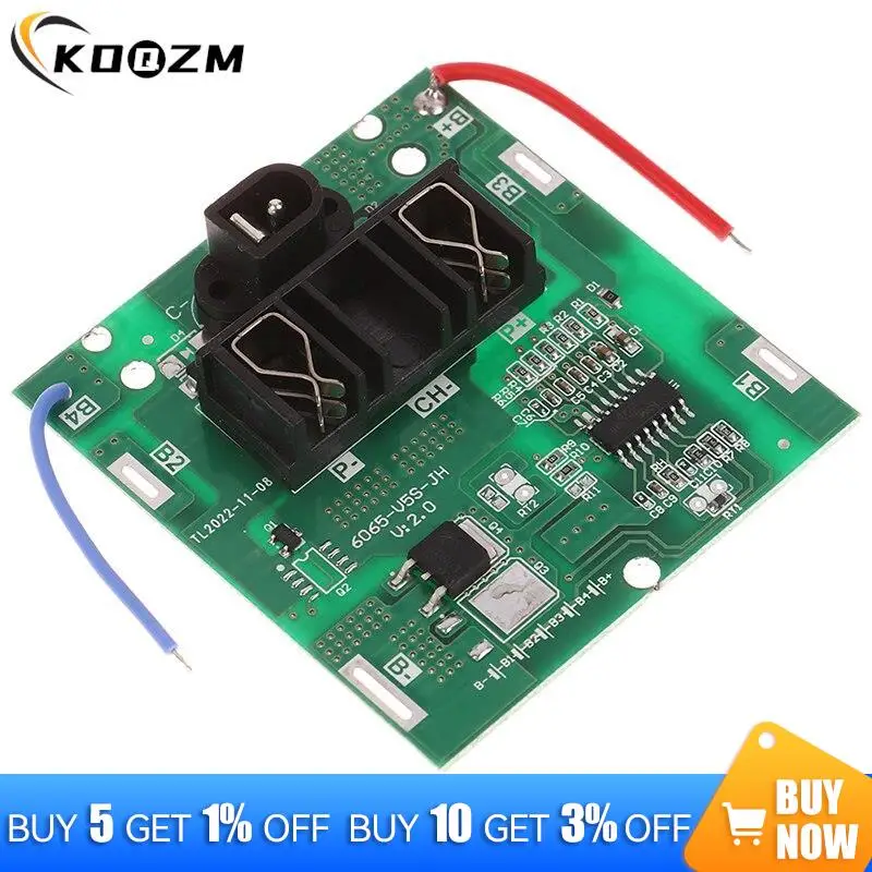 

5s Bms Electric Angle Grinder 21V 20A 3.7v Li Ion Battery Protection PCB Board Hand Drill Accessories