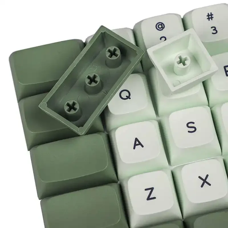 Фото ZDA профильные шариковые колпачки для клавиш Matcha Dye PBT MX переключатели для Ergo Ergodox Planck Preonic Lily58 механическая клавиатура №4
