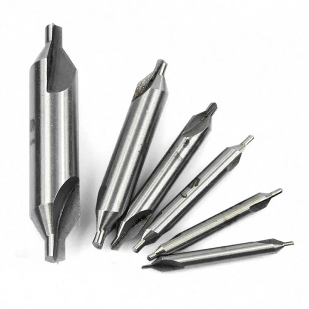 

Brand New HSS Center Drill Combined Tool Double Ended HSS Silver Spotting Drill Tackle Center 5/3/2.5/2/1.5/1mm
