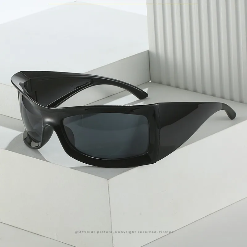 

Punk Y2k Sunglasses 2023 New Women Men Designer Sport Sun Glasses Oversied Big Frames Shades Female UV400 Goggle Eyewear Oculos