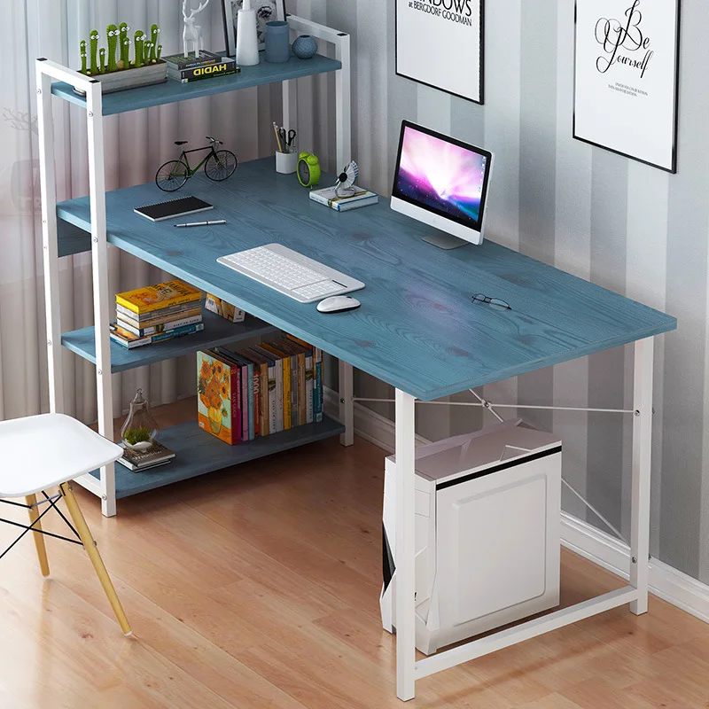 Ноутбук стол с полками 57 дюймов угловой компьютерный стенд для ЦП домашний офис игровой стол рабочей станции учебный письменный.