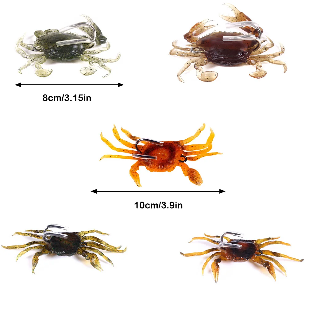 Крабы Мягкая приманка инструмент искусственная рыболовная приманки снасть