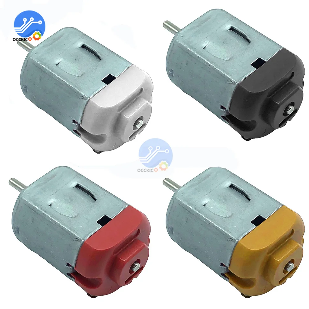 

1 шт./5 шт. мотор для хобби 130 3 в-6 в 0,35-16500 А об/мин мини двигатель постоянного тока микро двигатель постоянного тока для игрушек «сделай сам» хо...