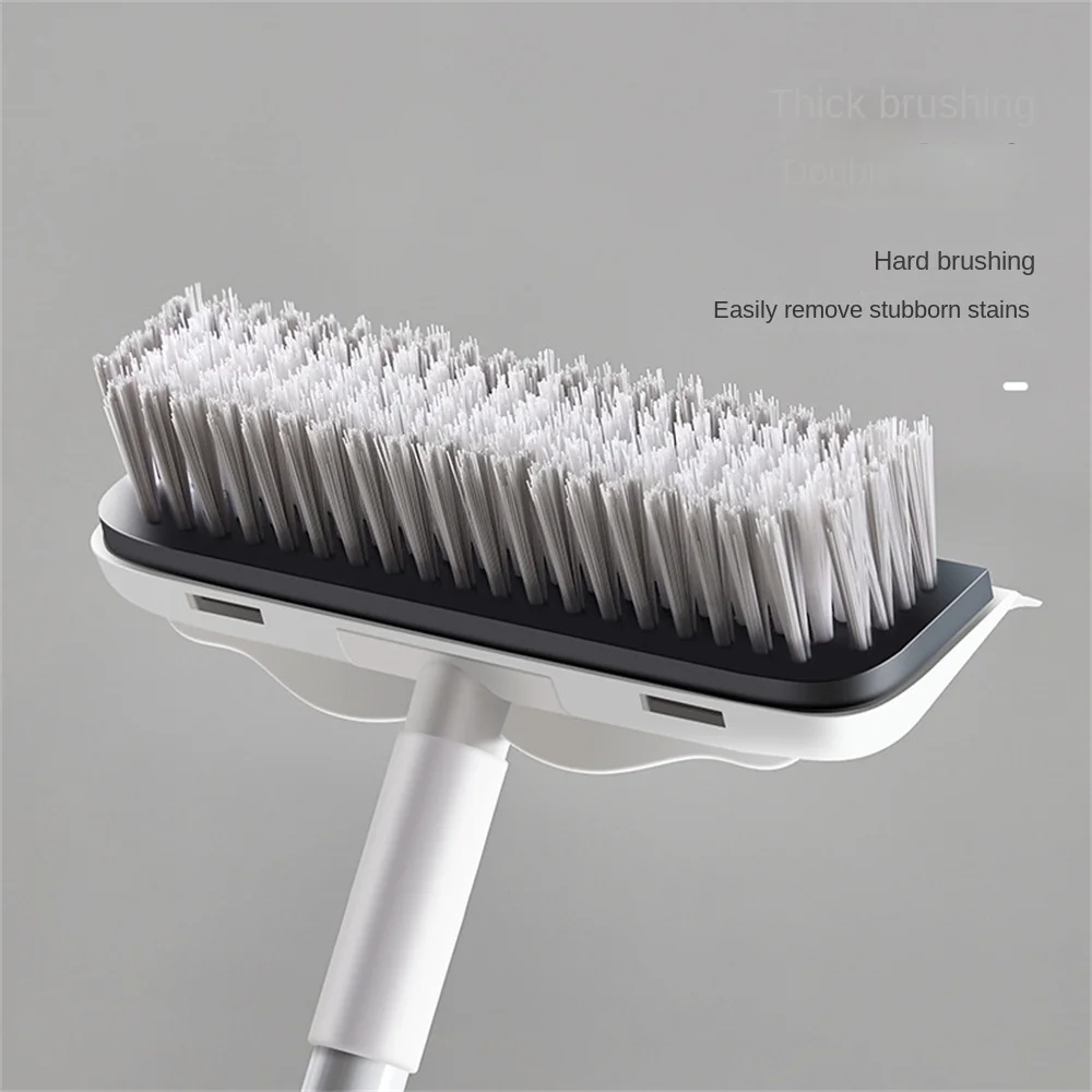 

Bristle Brush Toilet No Dead Corner Cleaning Brush Scraping Dual-purpose Two-in-one Practical Toilet Brush Long Handle Brush