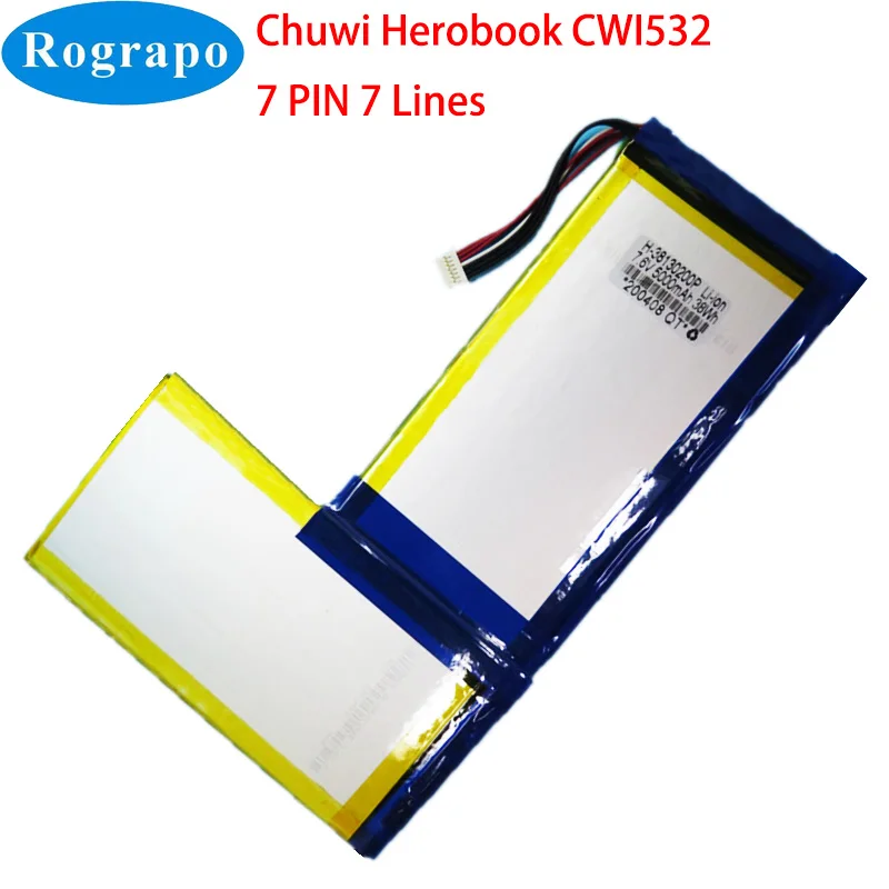 Аккумулятор 7,6 V 5000mAh 38130200 аккумуляторная батарея для ноутбука для Chuwi HeroBook CWI532 HeroBook Pro CWI514