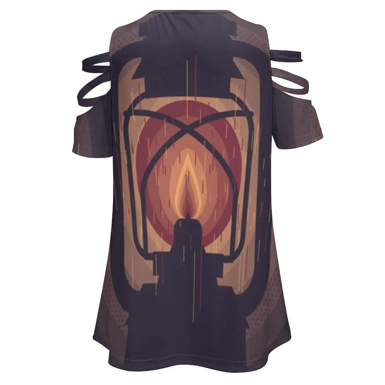 Женская футболка на молнии с принтом масляной лампы сексуальные винтажные