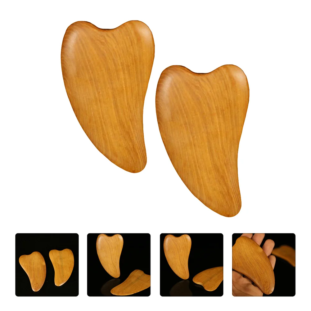 

Board Scraping Facial Toolscraper Gua Stone Body Jade Face Wood Sha Plate Neck Lifting Wooden Skin Chinese Sticks Scrubber