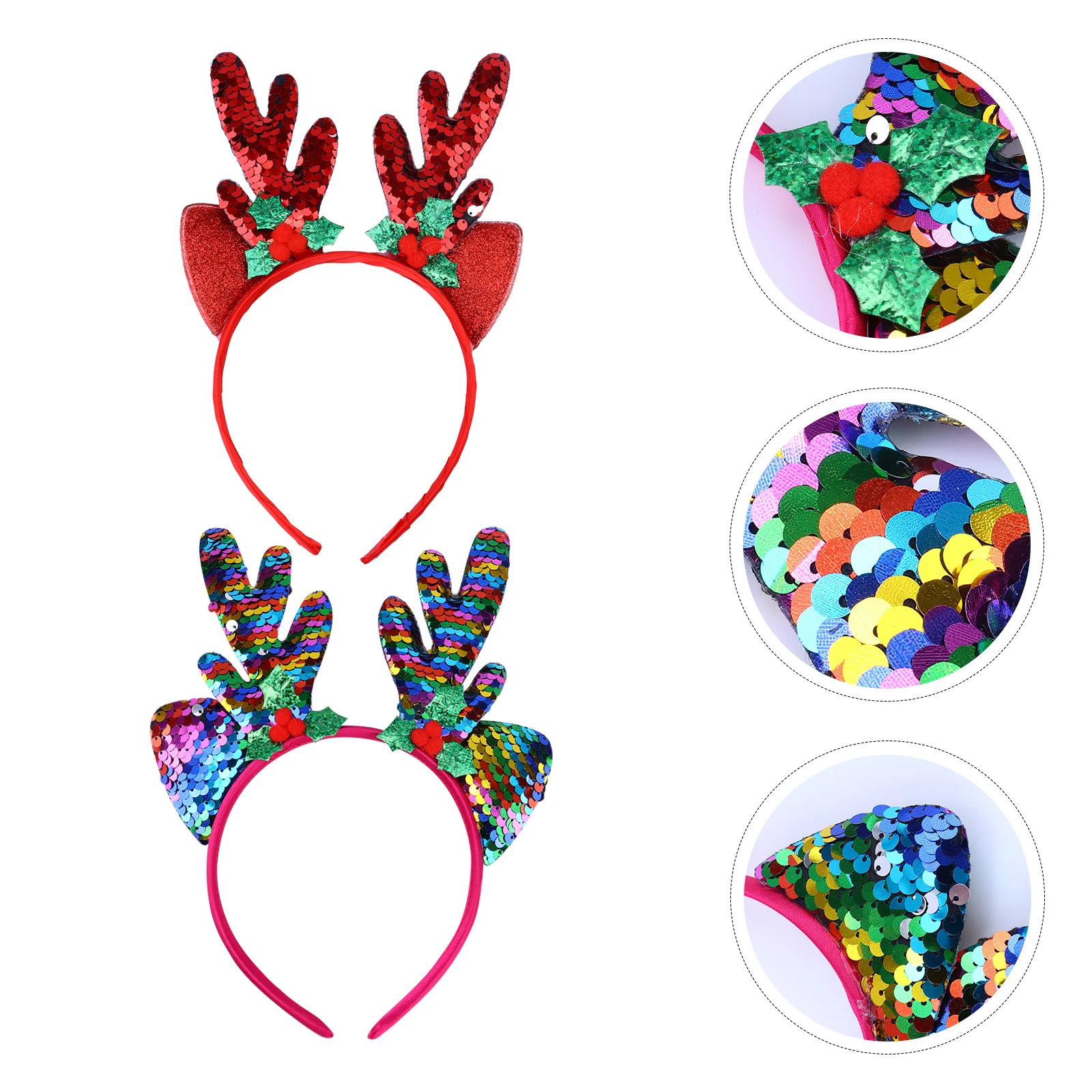 

Новогодняя повязка на голову для девочек-подростков