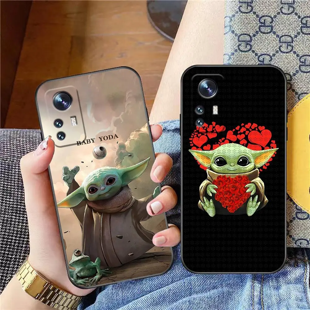 

Cartoon Cute Baby Yoda Cover Phone Case For Xiaomi 11 11X 11T 12 12X Poco F1 X3 M3 F3 GT M4 X4 NFC Pro Lite 5G NE Carcasa Case