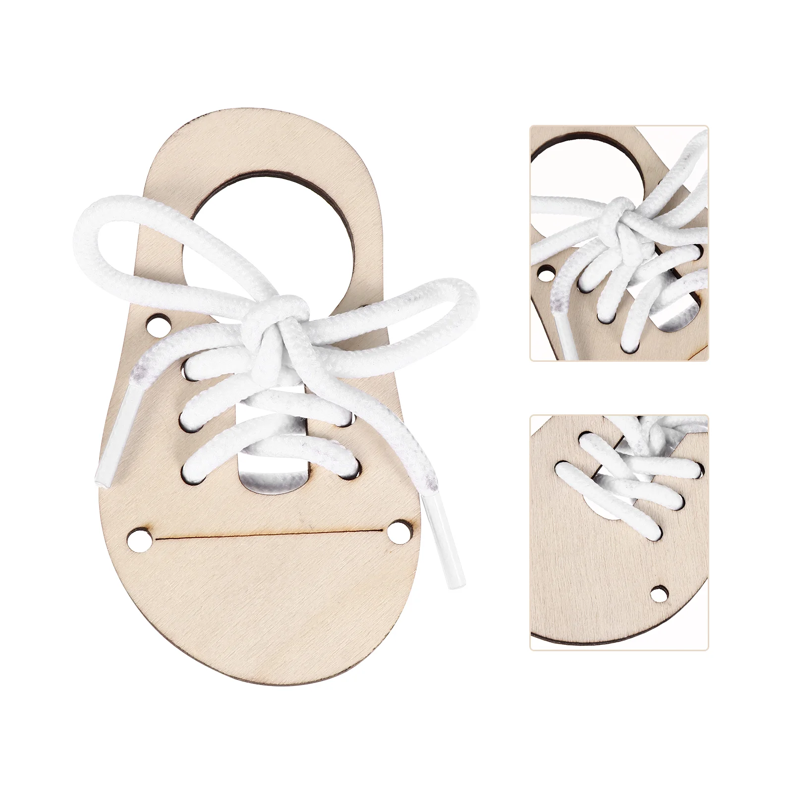 

5 Sets Blank Wood Chips Unfinished Wood Chips DIY Accessories for Graffiti