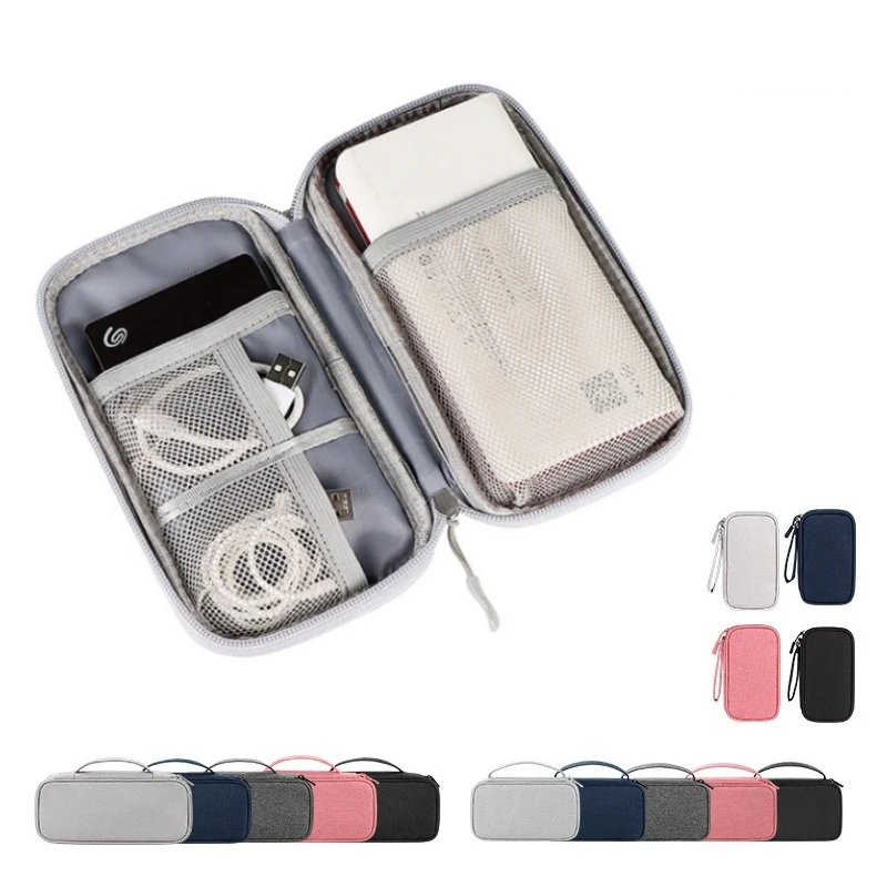 

Digital Bag Data Line Storage Bag Multifunctional Data Cable Storage Bag Mobile Power Headphone Storage Bag Tote Bag Organizer