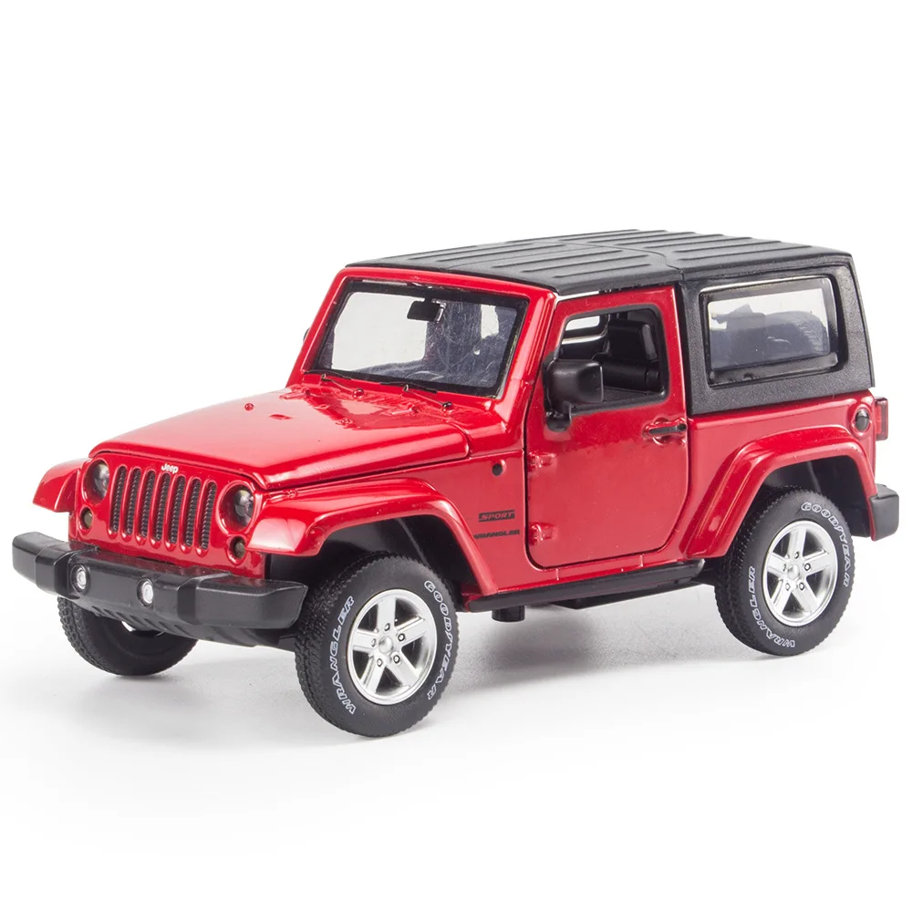 

1:32 Jeeps Wrangler Rubicon Alloy Car Model Diecasts Metal Toy Off-road Vehicles Car Model Simulation Collection Kids Toy Gift