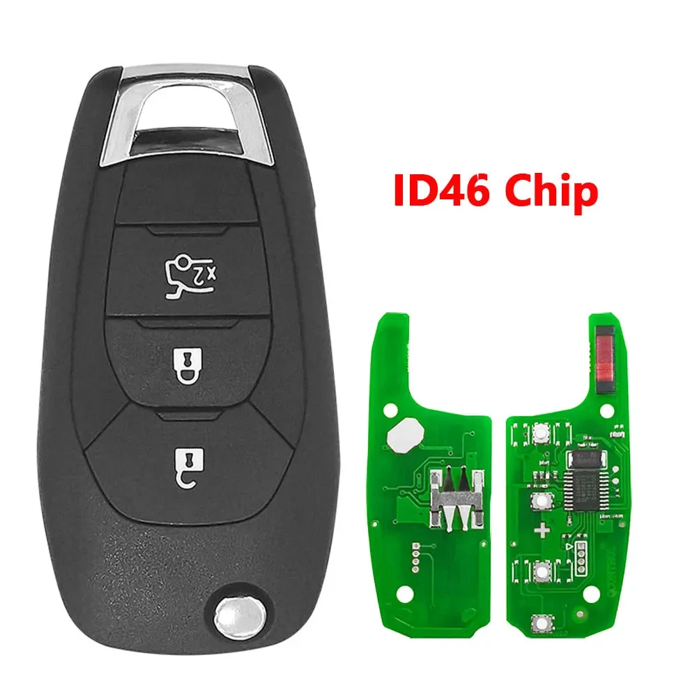 

XNRKEY 2/3/4 кнопочный Выкидной Автомобильный ключ ID46Chip 315/433 МГц для Chevrolet Cruze Avo Trailblazer Onix Tracker Smart Key