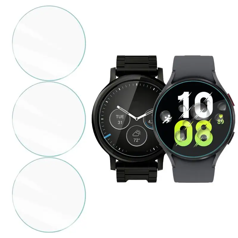 

HD Clear Screen Protector ForSamsung ForGalaxy Watch 5 Pro Watch 5 44mm Protective Case Tempered Glass Protector For Watch