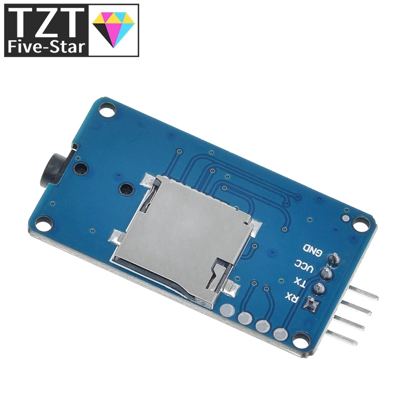 TZT YX6300 YX5300 Последовательный модуль управления UART Модуль MP3-плеера для Arduino/AVR/ARM/PIC CF