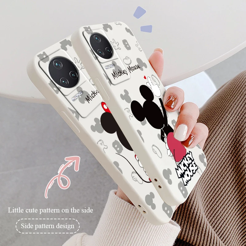 

Disney Cute Mickey Minnie Couple For Xiaomi Redmi K50 K40 Gaming K30 K30S 10 10C 10X 9A 9 9T 9C 9AT 5G Liquid Rope Phone Case