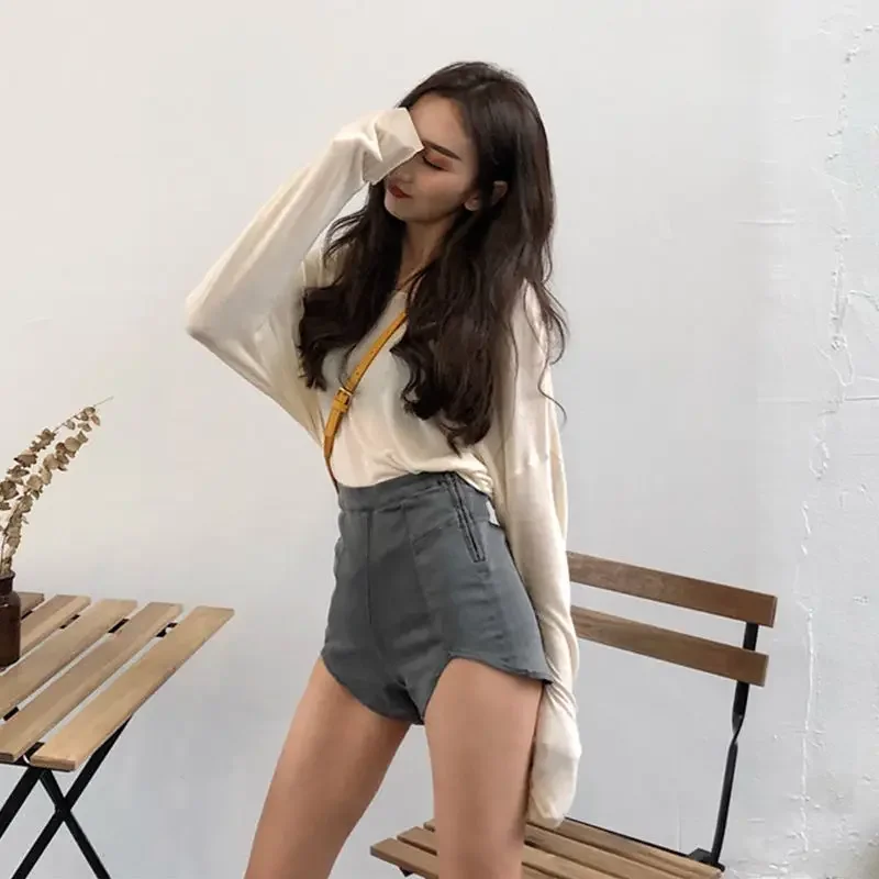 Женские шорты мини джинсы с высокой талией короткие брюки для женщин ношения