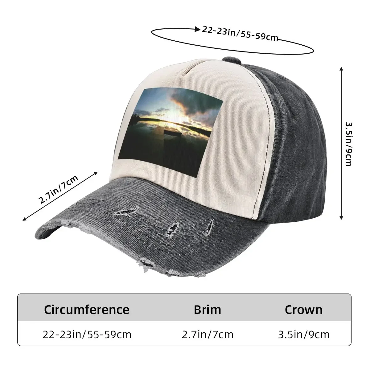 Sunset on the quay Baseball Cap Dropshipping Trucker Hat fashionable Hat Man For The Sun Caps Male Women's (art.: 3920ca53ffcf4) - 3920ca53ffcf4