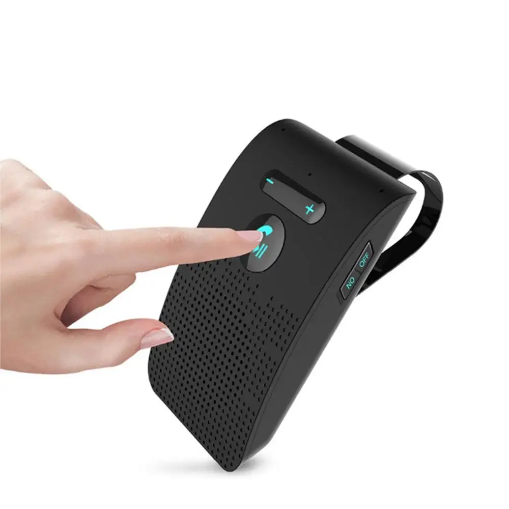

Sun Visor Car Hands-Free Call Receiver Support Dual Connection One-Click Answer Built-In 550Mah Lithium Battery