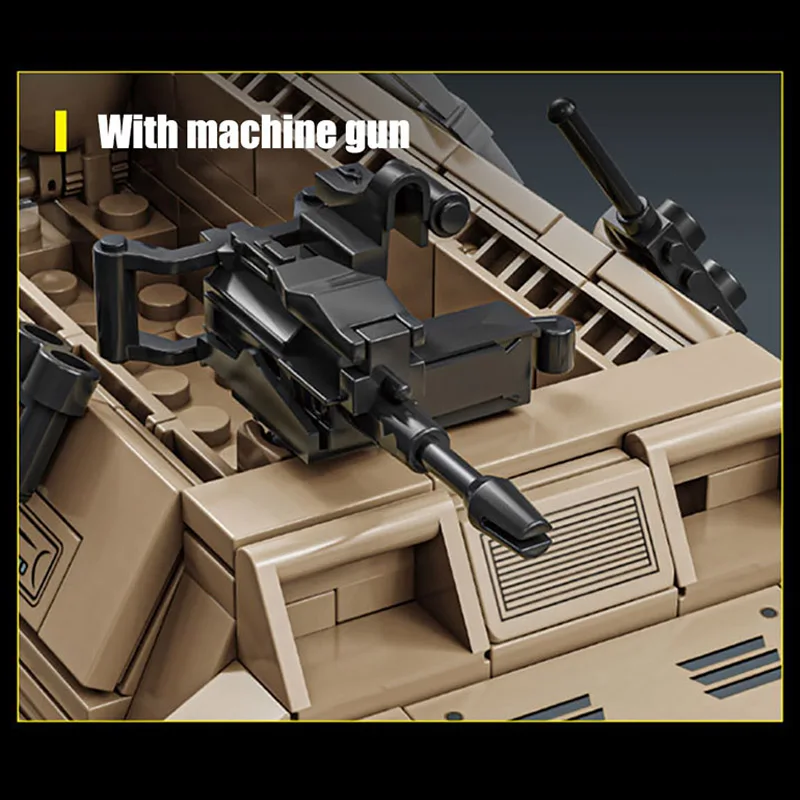 Военные WW2 SdKFz250 доспехи Halftrack строительные блоки DIY бронированный носій персонала