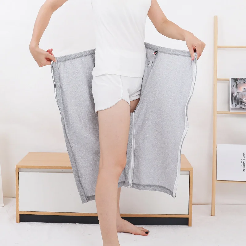 

Patient Clothing Easy To Wear and Take Off Paralysis Incontinence Bedridden Elderly Pants Fracture Men and Women Thin