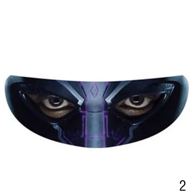

Detachable Racing Helmet Lens Decal Motorcycle Helmet Decoration Sticker Visor Cool Applique Personality Film Translucent Lens