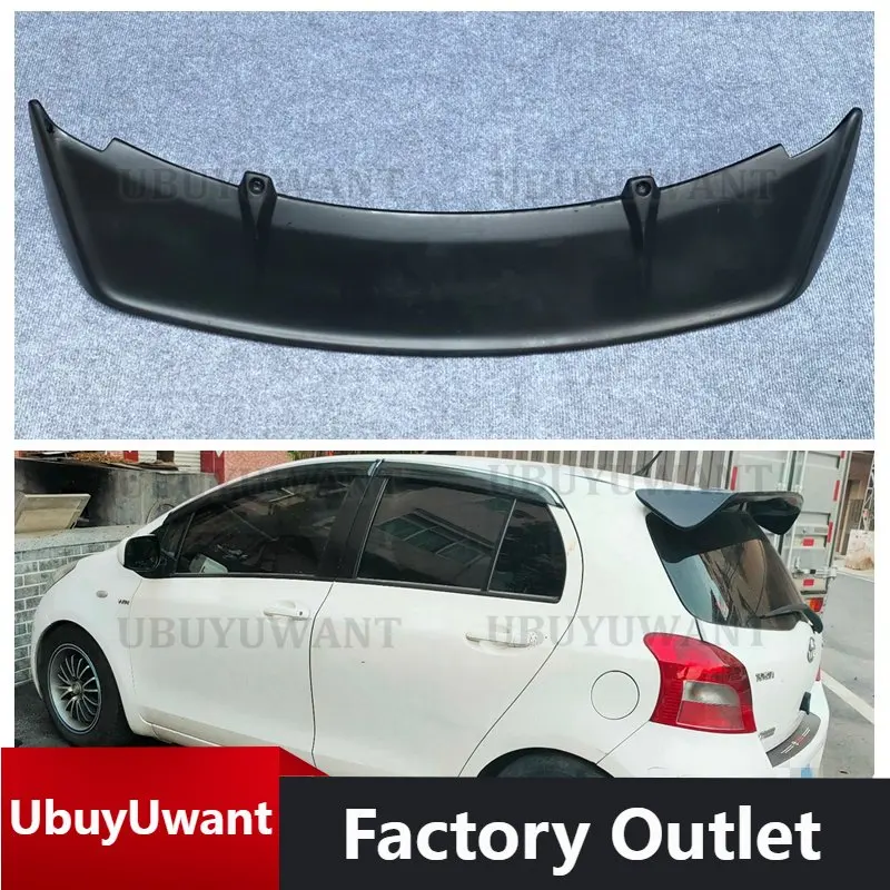 

For Toyota Yaris Spoiler ABS Material Car Rear Wing Primer Color Rear Spoiler 2008 2009 2010 2011 2012 2013 Rear Wing Spoiler